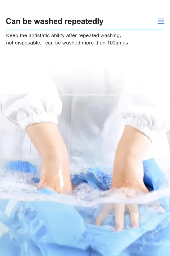 راهنمای شستشوی لباس آنتی استاتیک