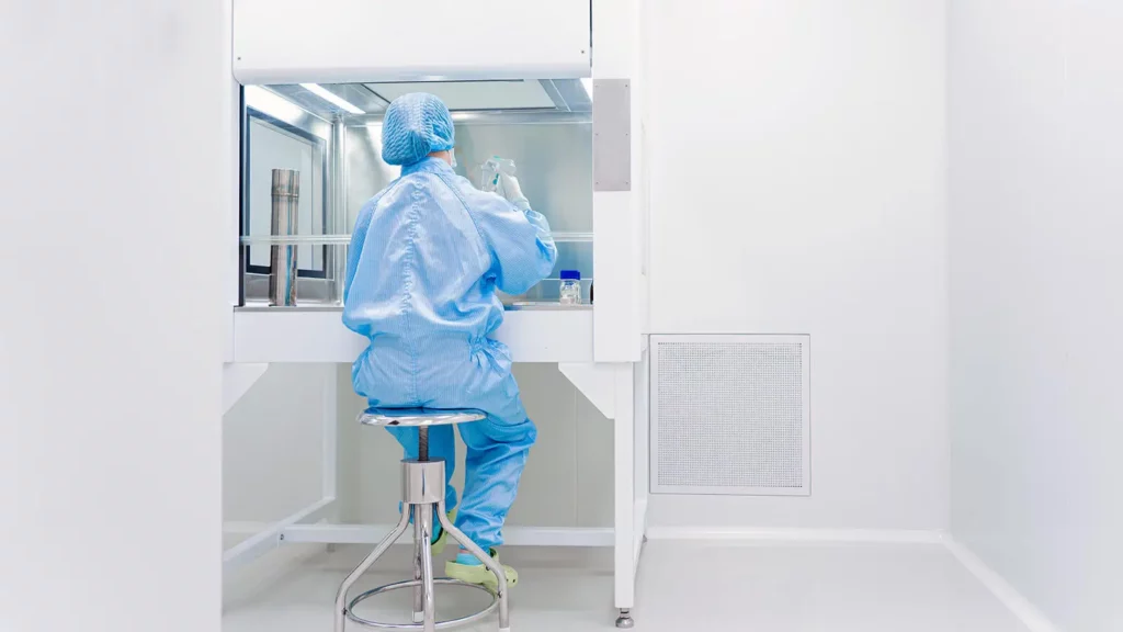 لباس آنتی استاتیک کلین روم