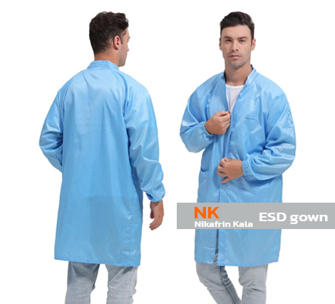 گان آنتی استاتیک 3 گان-پزشکی-آنتی-استاتیک-نیکاک